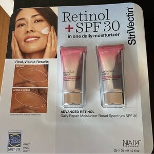 Unopened 2 pack StriVectin Retinol + SPF 30